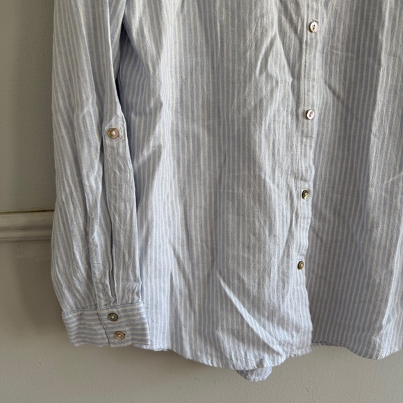 SIGRID OLSEN > Linen Button Down - Picture 3 of 5